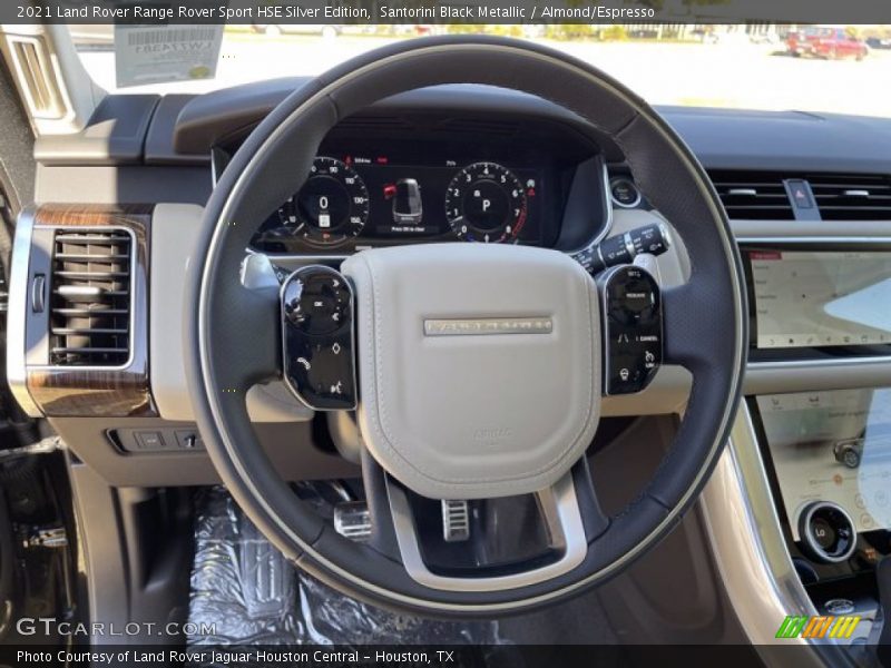 Santorini Black Metallic / Almond/Espresso 2021 Land Rover Range Rover Sport HSE Silver Edition