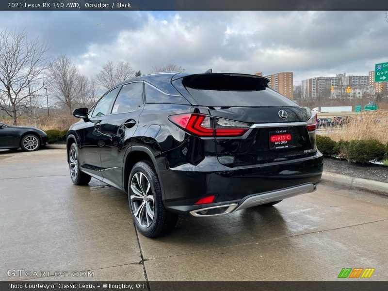 Obsidian / Black 2021 Lexus RX 350 AWD