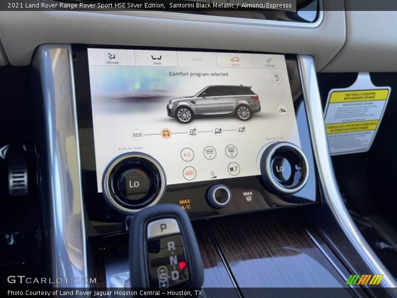 Santorini Black Metallic / Almond/Espresso 2021 Land Rover Range Rover Sport HSE Silver Edition