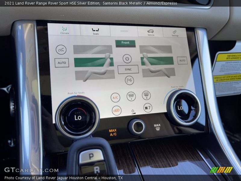 Santorini Black Metallic / Almond/Espresso 2021 Land Rover Range Rover Sport HSE Silver Edition
