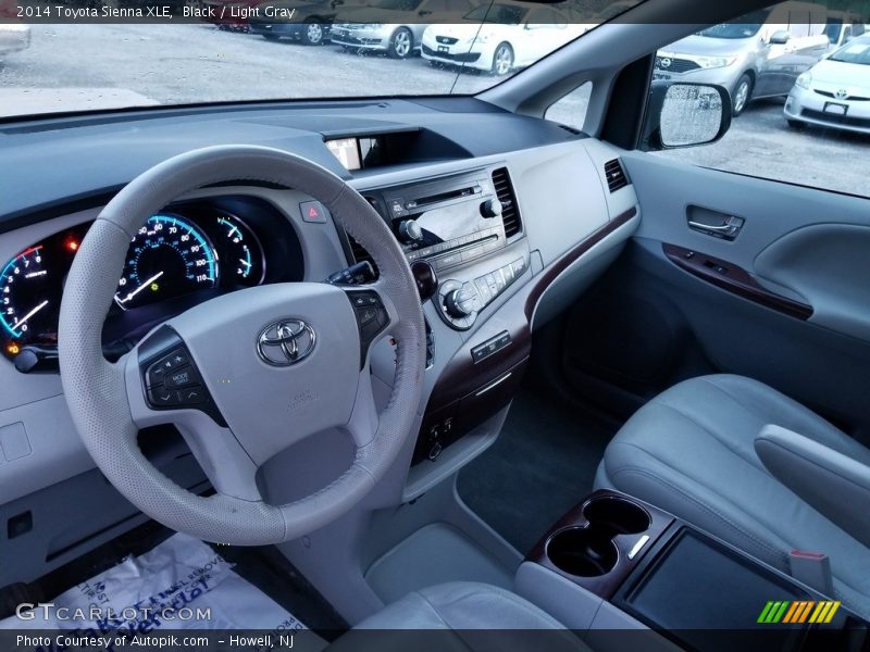 Black / Light Gray 2014 Toyota Sienna XLE