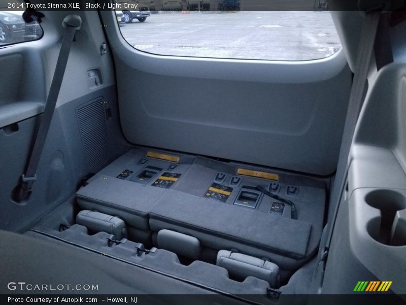Black / Light Gray 2014 Toyota Sienna XLE