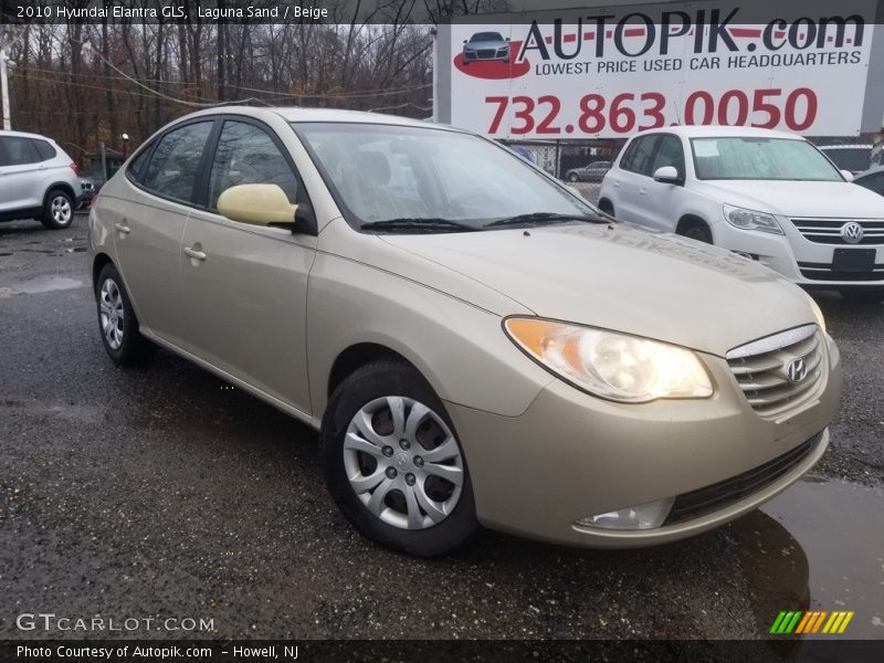 Laguna Sand / Beige 2010 Hyundai Elantra GLS