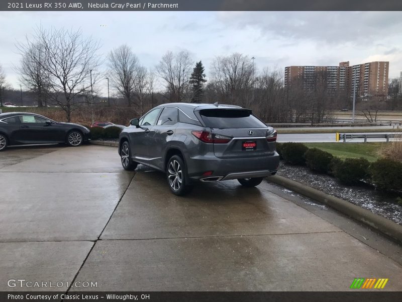 Nebula Gray Pearl / Parchment 2021 Lexus RX 350 AWD