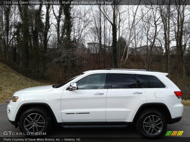 Bright White / Black/Light Frost Beige 2018 Jeep Grand Cherokee Limited 4x4