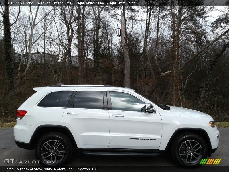 Bright White / Black/Light Frost Beige 2018 Jeep Grand Cherokee Limited 4x4