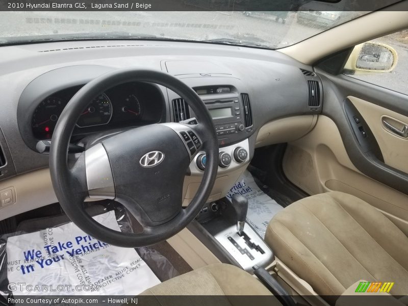 Laguna Sand / Beige 2010 Hyundai Elantra GLS