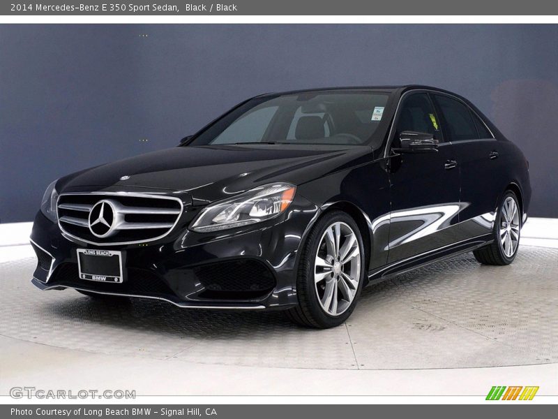 Black / Black 2014 Mercedes-Benz E 350 Sport Sedan