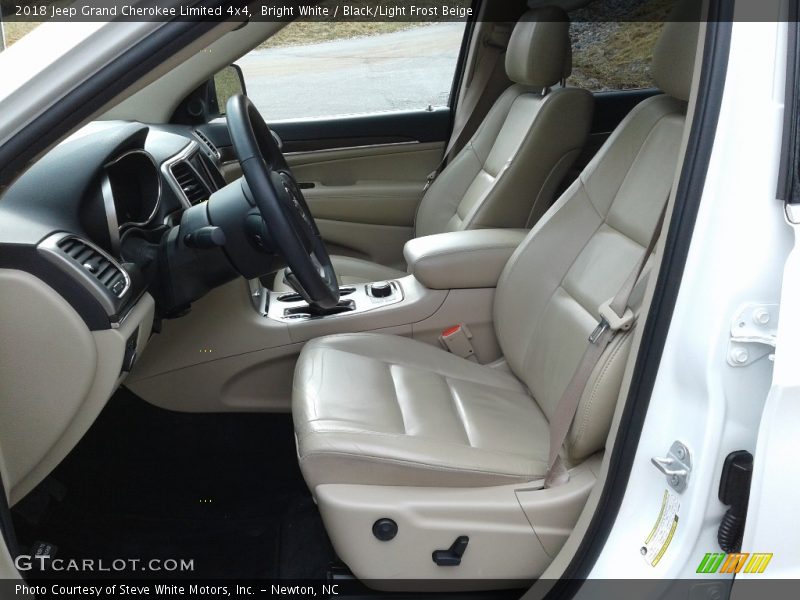 Bright White / Black/Light Frost Beige 2018 Jeep Grand Cherokee Limited 4x4