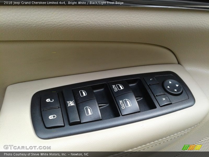 Bright White / Black/Light Frost Beige 2018 Jeep Grand Cherokee Limited 4x4