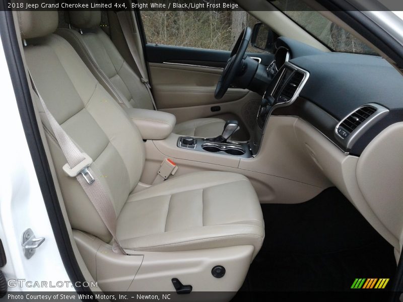 Bright White / Black/Light Frost Beige 2018 Jeep Grand Cherokee Limited 4x4