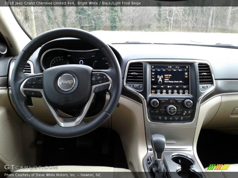 Bright White / Black/Light Frost Beige 2018 Jeep Grand Cherokee Limited 4x4