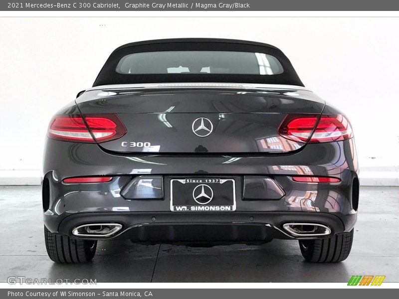 Graphite Gray Metallic / Magma Gray/Black 2021 Mercedes-Benz C 300 Cabriolet