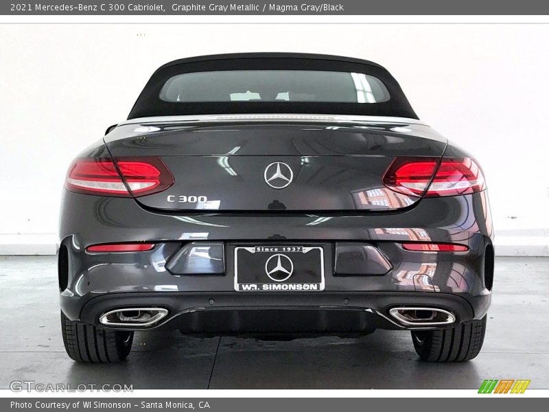 Graphite Gray Metallic / Magma Gray/Black 2021 Mercedes-Benz C 300 Cabriolet