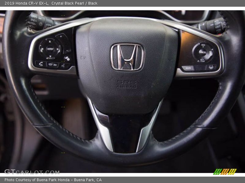 Crystal Black Pearl / Black 2019 Honda CR-V EX-L