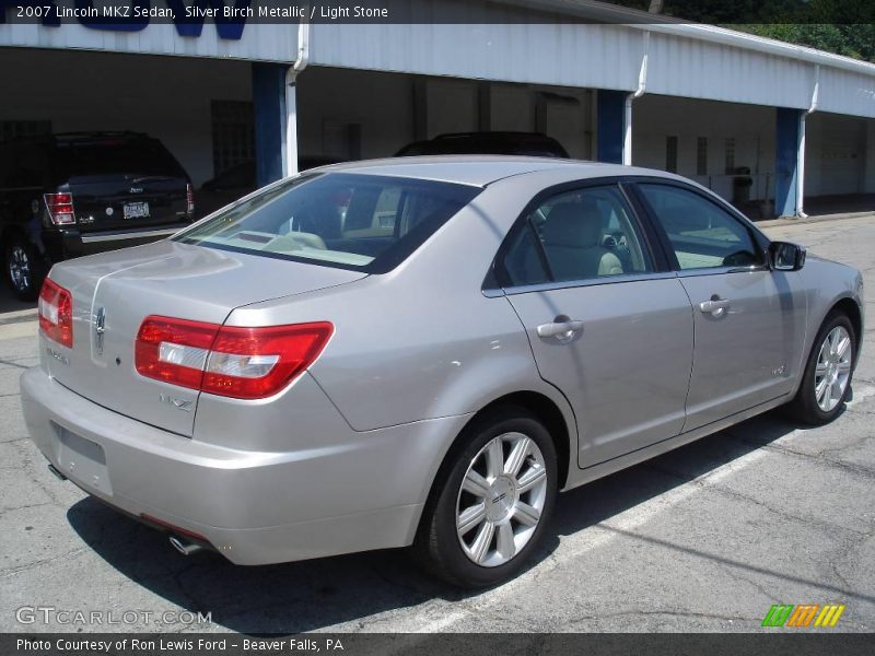 Silver Birch Metallic / Light Stone 2007 Lincoln MKZ Sedan