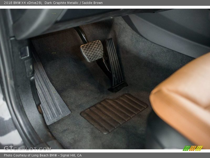 Dark Graphite Metallic / Saddle Brown 2018 BMW X4 xDrive28i