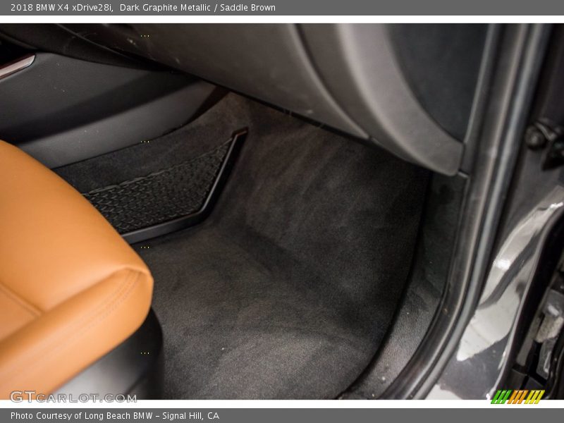 Dark Graphite Metallic / Saddle Brown 2018 BMW X4 xDrive28i