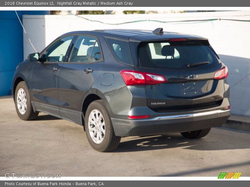 Nightfall Gray Metallic / Medium Ash Gray 2018 Chevrolet Equinox LS