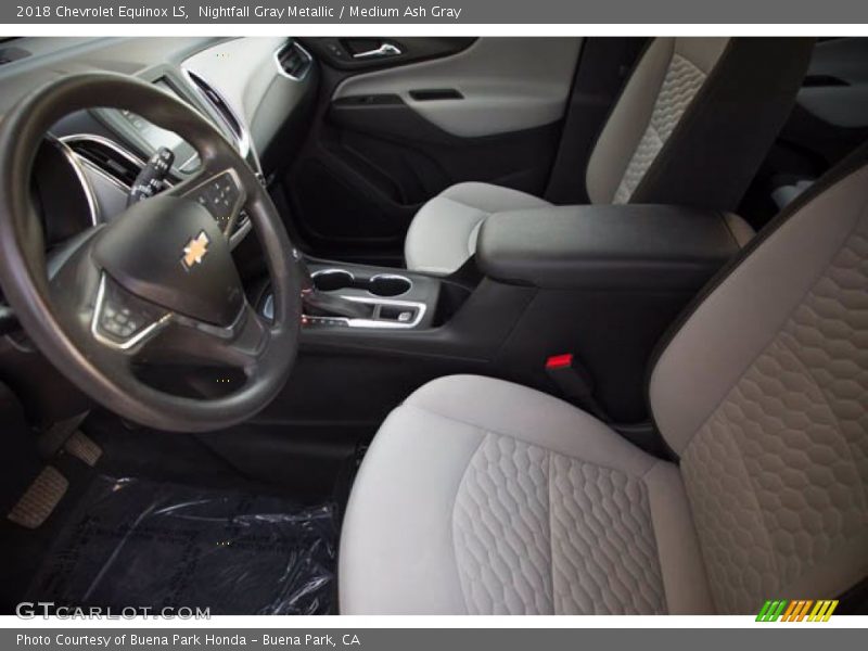 Nightfall Gray Metallic / Medium Ash Gray 2018 Chevrolet Equinox LS