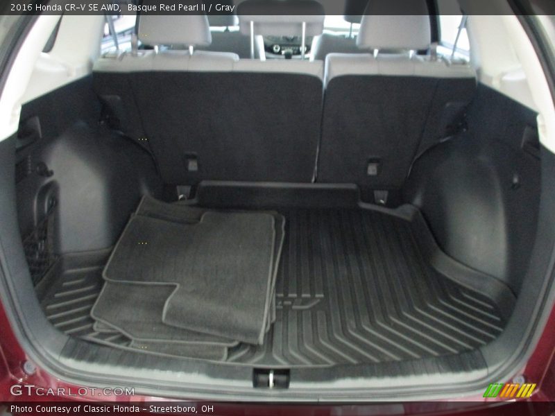 Basque Red Pearl II / Gray 2016 Honda CR-V SE AWD