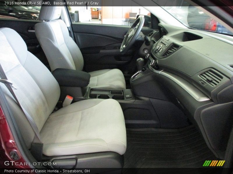 Basque Red Pearl II / Gray 2016 Honda CR-V SE AWD