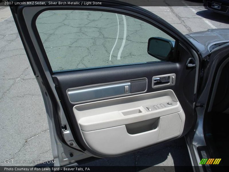 Silver Birch Metallic / Light Stone 2007 Lincoln MKZ Sedan