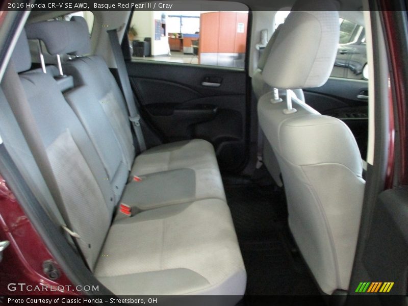 Basque Red Pearl II / Gray 2016 Honda CR-V SE AWD