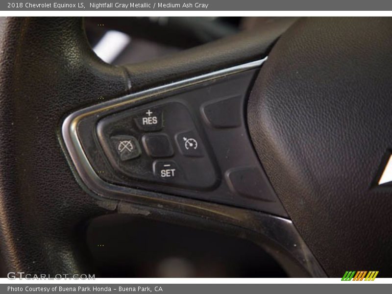 Nightfall Gray Metallic / Medium Ash Gray 2018 Chevrolet Equinox LS