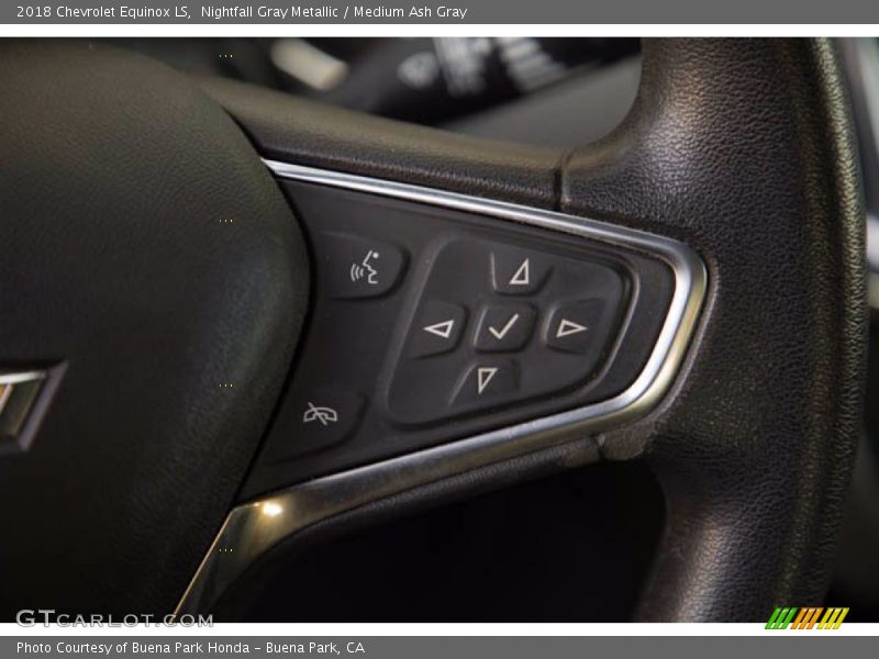 Nightfall Gray Metallic / Medium Ash Gray 2018 Chevrolet Equinox LS
