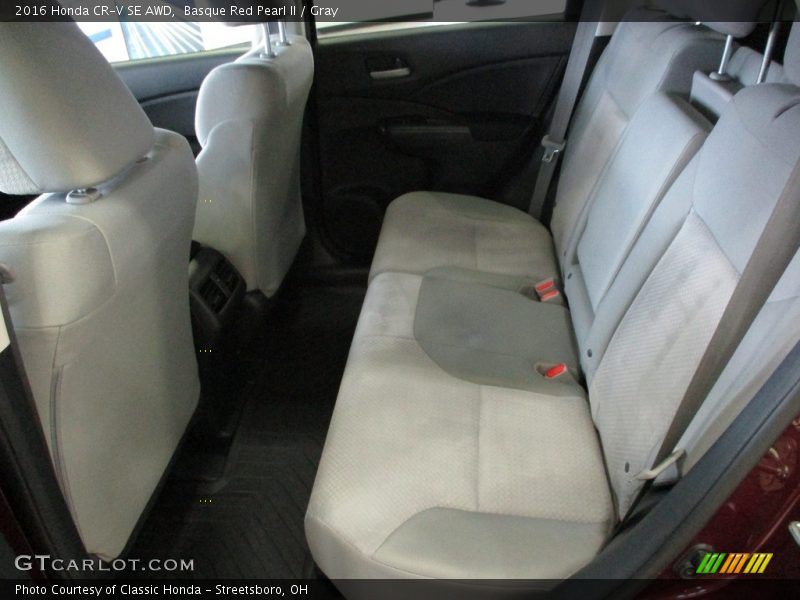 Basque Red Pearl II / Gray 2016 Honda CR-V SE AWD