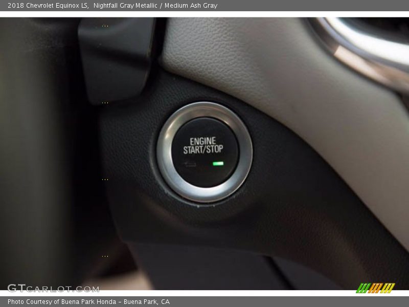 Nightfall Gray Metallic / Medium Ash Gray 2018 Chevrolet Equinox LS