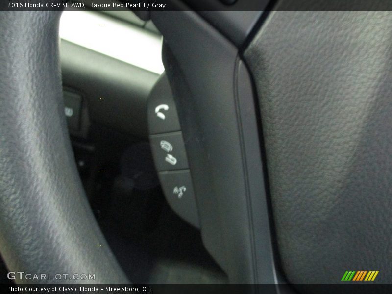 Basque Red Pearl II / Gray 2016 Honda CR-V SE AWD