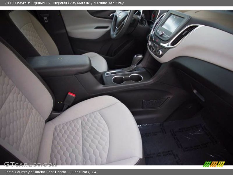 Nightfall Gray Metallic / Medium Ash Gray 2018 Chevrolet Equinox LS