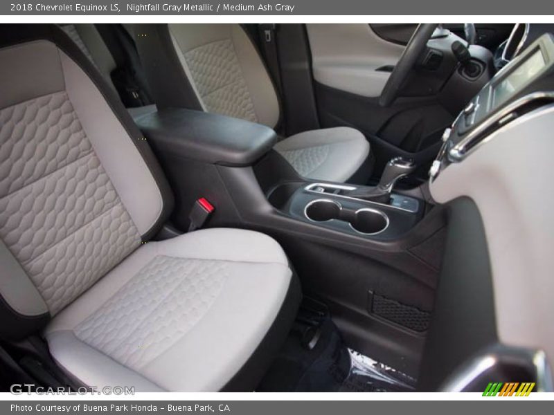 Nightfall Gray Metallic / Medium Ash Gray 2018 Chevrolet Equinox LS