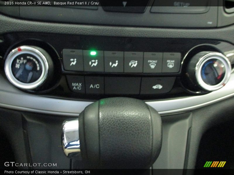 Basque Red Pearl II / Gray 2016 Honda CR-V SE AWD