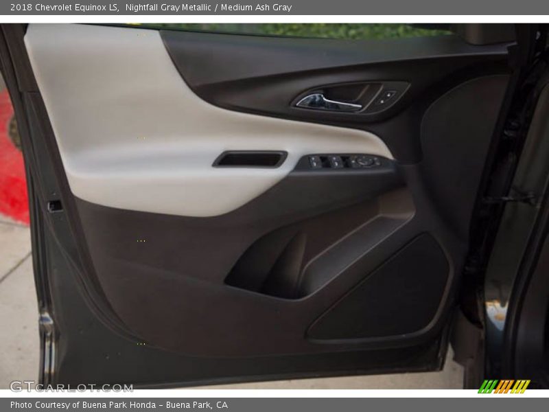 Nightfall Gray Metallic / Medium Ash Gray 2018 Chevrolet Equinox LS