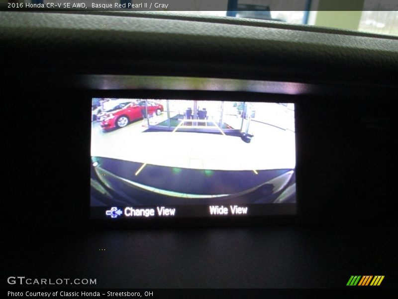 Basque Red Pearl II / Gray 2016 Honda CR-V SE AWD