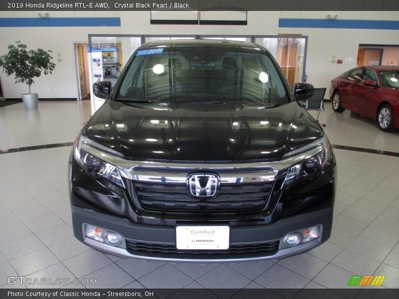 Crystal Black Pearl / Black 2019 Honda Ridgeline RTL-E AWD