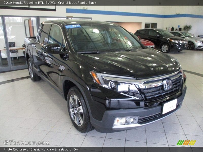 Crystal Black Pearl / Black 2019 Honda Ridgeline RTL-E AWD