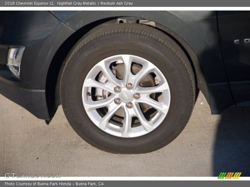 Nightfall Gray Metallic / Medium Ash Gray 2018 Chevrolet Equinox LS
