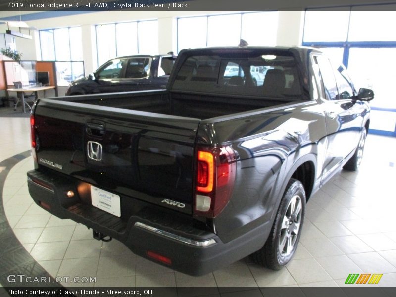 Crystal Black Pearl / Black 2019 Honda Ridgeline RTL-E AWD