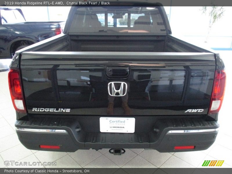 Crystal Black Pearl / Black 2019 Honda Ridgeline RTL-E AWD
