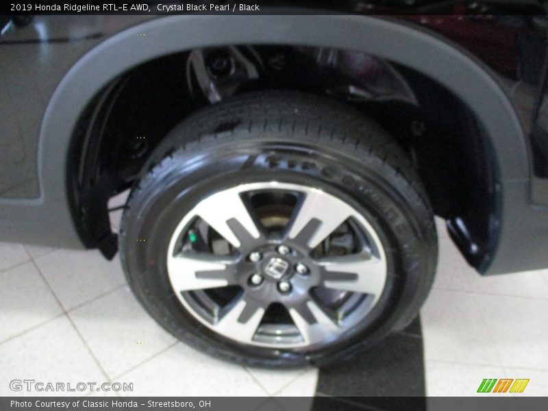 Crystal Black Pearl / Black 2019 Honda Ridgeline RTL-E AWD