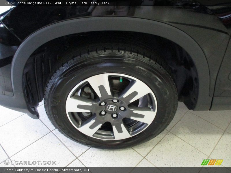 Crystal Black Pearl / Black 2019 Honda Ridgeline RTL-E AWD