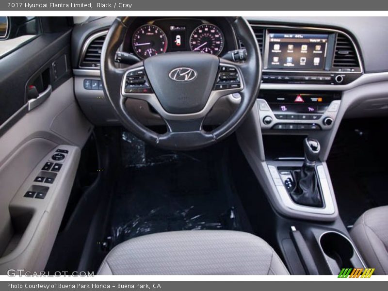 Black / Gray 2017 Hyundai Elantra Limited