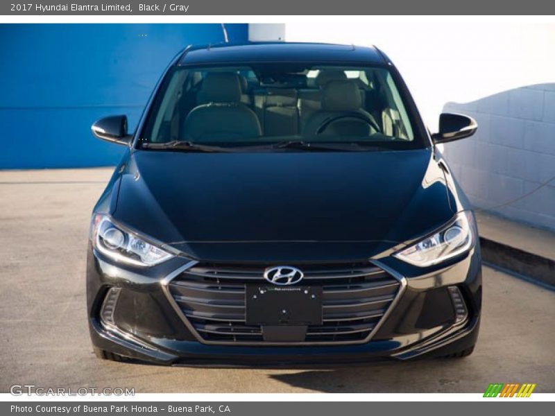 Black / Gray 2017 Hyundai Elantra Limited