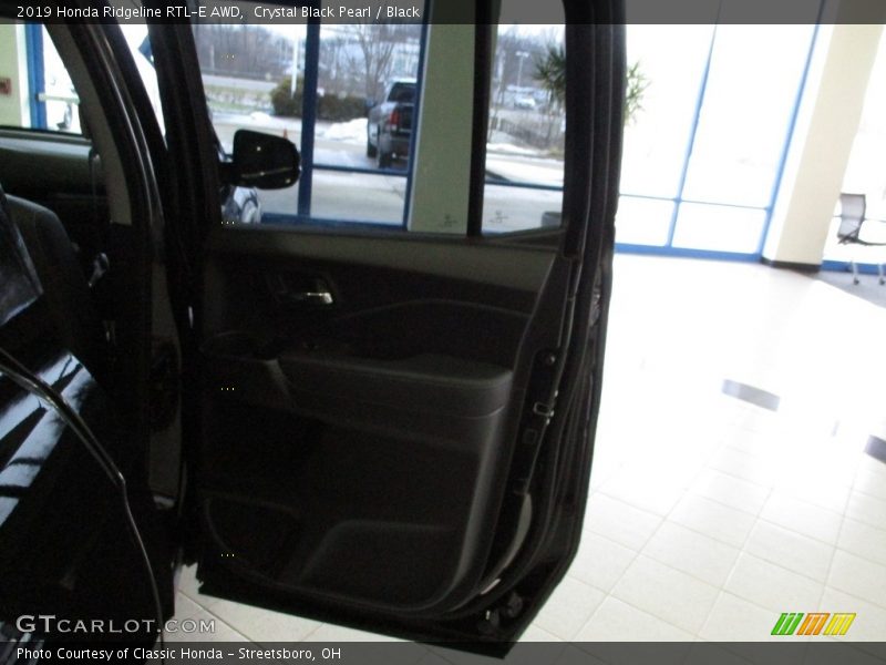 Crystal Black Pearl / Black 2019 Honda Ridgeline RTL-E AWD