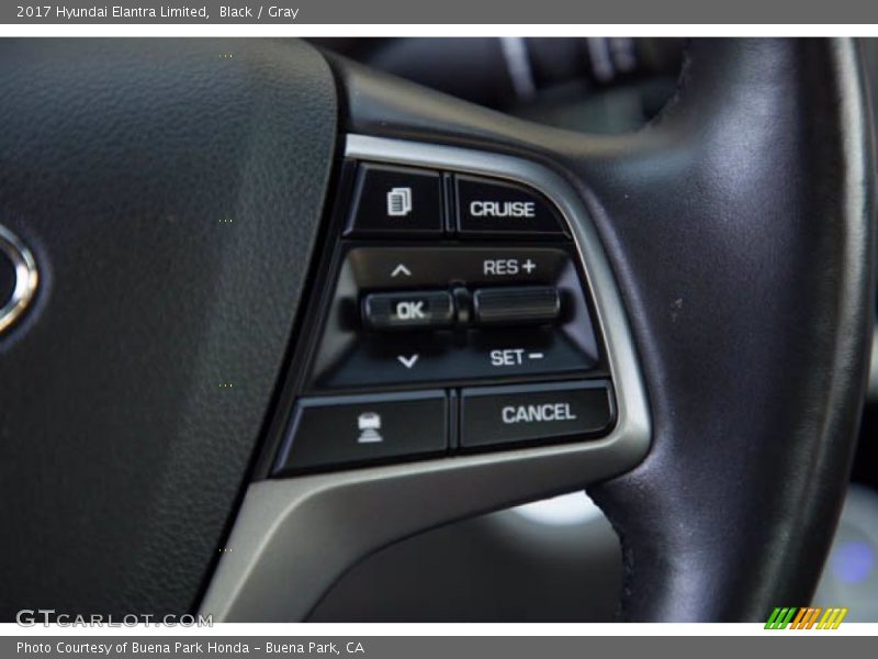 Black / Gray 2017 Hyundai Elantra Limited