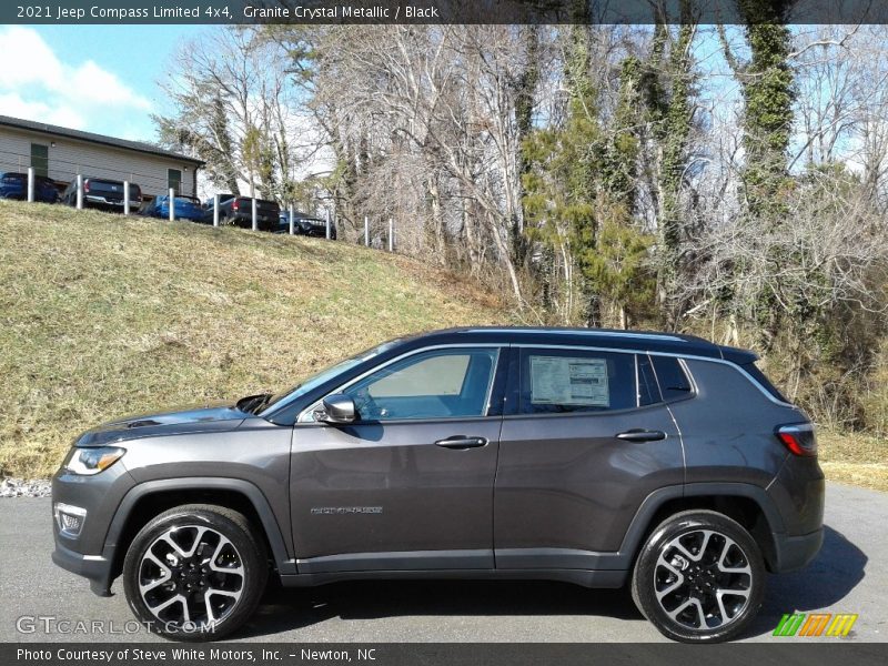 Granite Crystal Metallic / Black 2021 Jeep Compass Limited 4x4